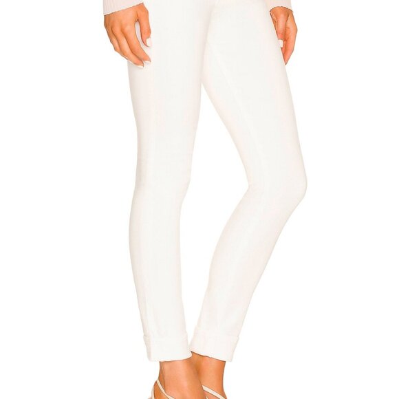 NWT Hudson Nico Super Skinny White Ankle Jeans Size 28 Stretch Denim - Picture 8 of 8